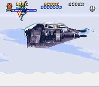 une photo d'Ã©cran de Super Star Wars - The Empire Strikes Back sur Nintendo Super Nes